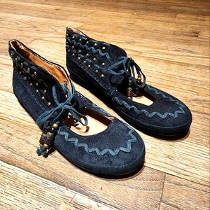 Suede leather hightop Moccasin